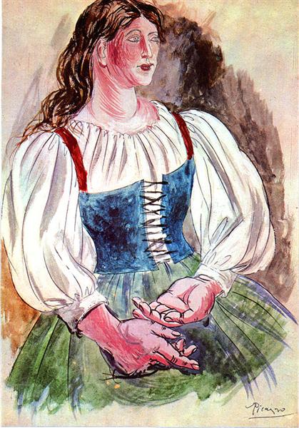 Pablo Picasso Oil Paintings Design Of Costume For Pulcinella
